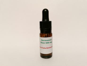 Organisches GERMANIUM 600 mg. Elixier (10 ml.) Anti Tumor-Wirkung