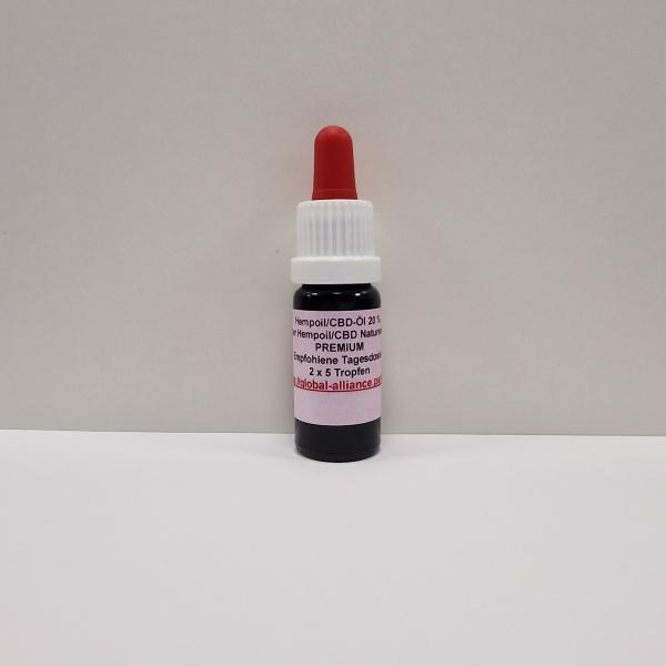 CBD Öl 20% Großhandel 10 ml.