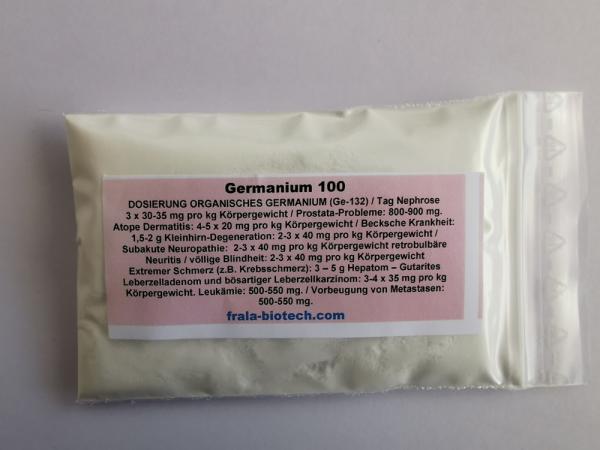 Organic germanium 100 (100 gr.) Therapy in natural healing practice